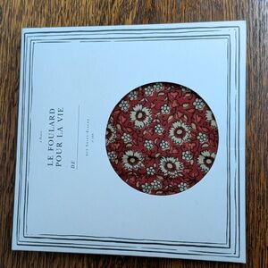 Sézane Scarf "Le Foulard Pour La Vie" Rosewood Floral NWT